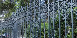 Railings - Wrought Iron Curved Railings