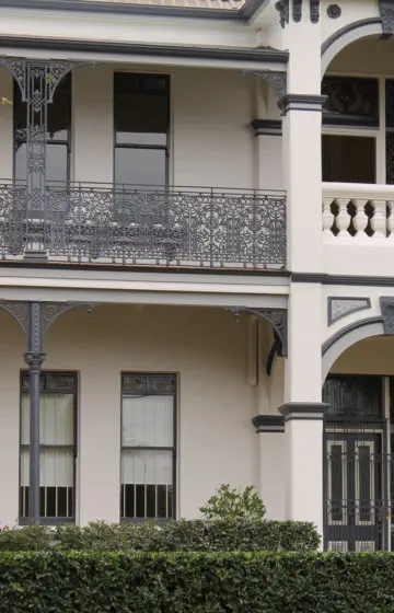 Decorative Terrace Ironwork Balustrade