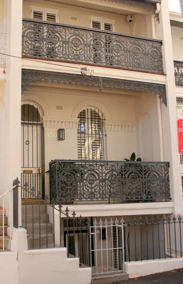 Decorative Terrace Ironwork Balustrades