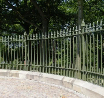 Wrought Iron Green Heritage Railing